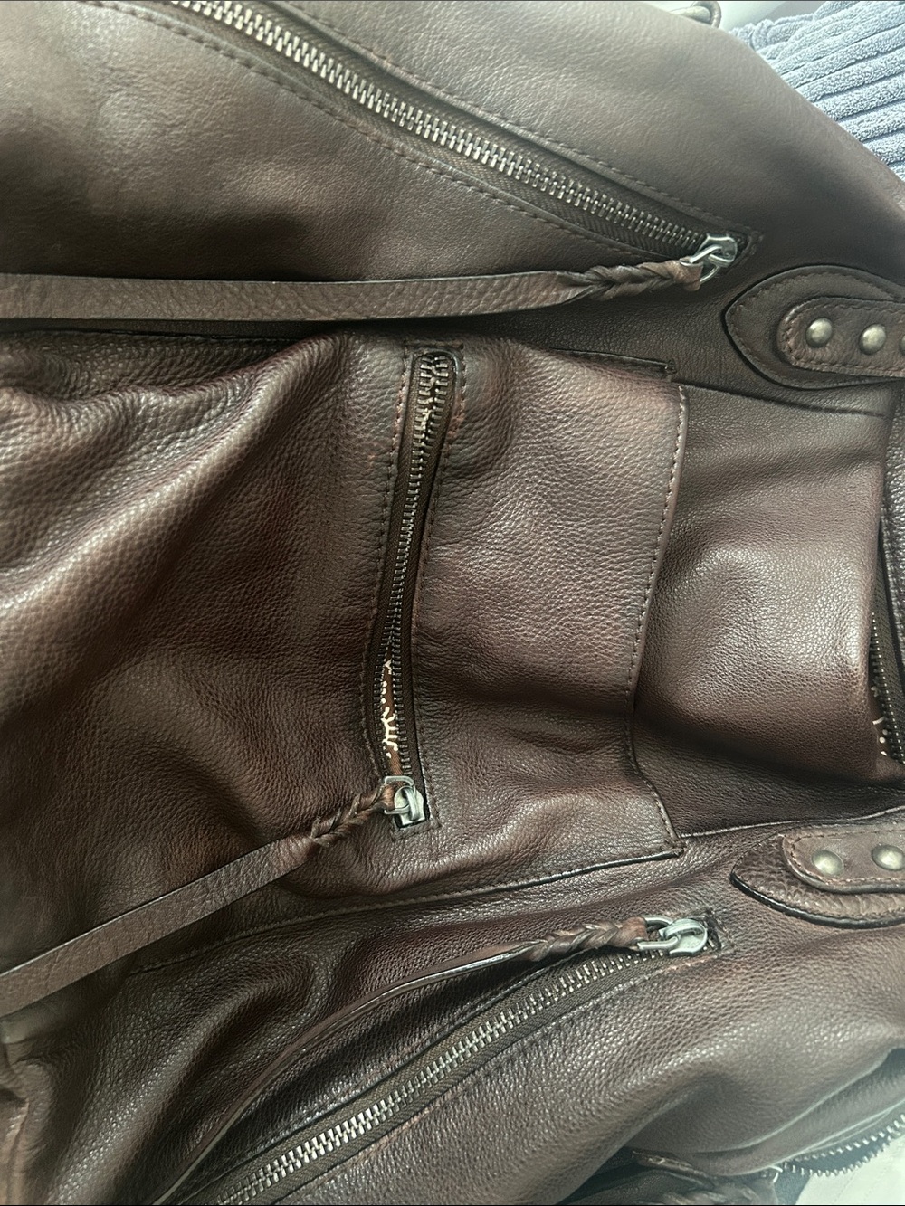 We The Free Emerson Leather Satchel - Brown (large) - Picture 5 of 5